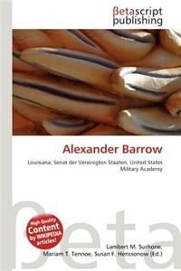 Alexander Barrow