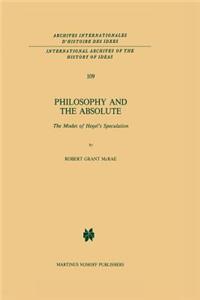 Philosophy and the Absolute