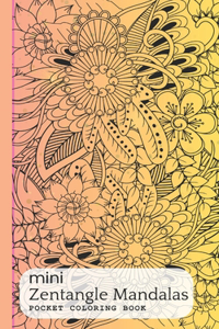 Mini Zentangle Mandala Coloring Book