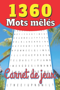 1360 Mots mêlés - Carnet de jeux