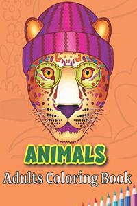 Animal Adults Coloring Book