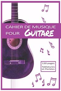 Cahier de musique pour Guitare