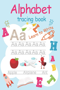 Alphabet tracing book