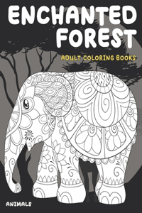 Adult Coloring Books Enchanted Forest - Animals