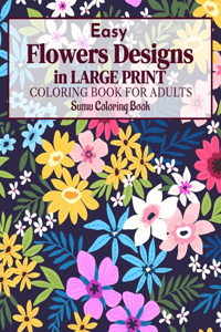 Easy Flowers Designs in Large Print