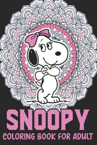 Snoopy Coloring Book For Adult