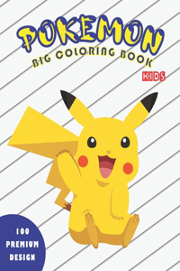 Pokemon Big Coloring Book Kids 100 Premium Design