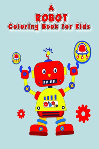 A Robot Coloring Book For Kids
