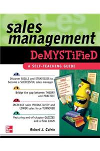 Sales Management Demystified