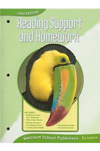 Harcourt Science: Rdg Sprt & Homewk Student Edition Gr3 Sci 06