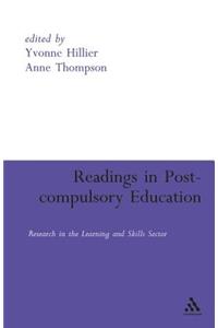 Readings in Post-Compulsory Education