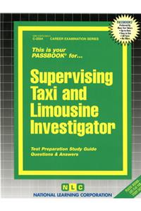 Supervising Taxi and Limousine Investigator