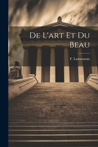 De L'art et du Beau