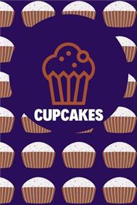 Cupcakes: Lined Journal Notebook for People Who Love Cupcakes, Cake Makers, Bakeries, Cupcake Eateries