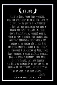 Cuaderno De Notas con Oración del Credo