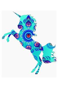 Blue Swirled Unicorn
