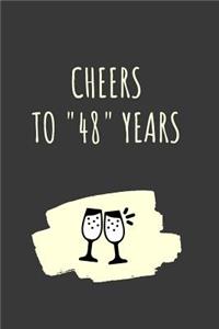 Cheers For 48 Years Journal