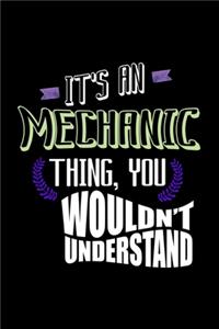 It's a mechanic thing, you wouldn't understand