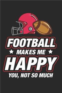 Football makes me happy You, Not so much