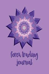 Forex Trading Journal Purple and Pink Mandala