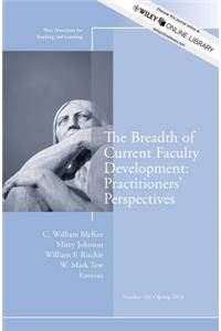 The Breadth of Current Faculty Development: Practitioners' Perspectives: Practioners' Perspectives