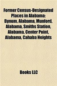 Former Census-Designated Places in Alabama