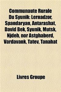 Communaute Rurale Du Syunik