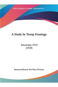 A Study in Troop Frontage