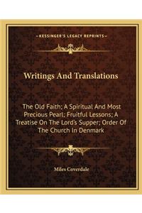 Writings and Translations