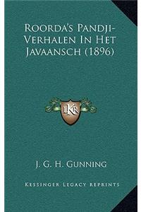 Roorda's Pandji-Verhalen in Het Javaansch (1896)