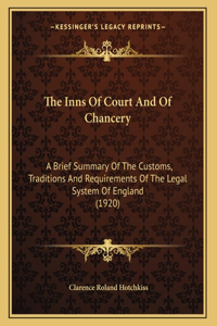 Inns Of Court And Of Chancery