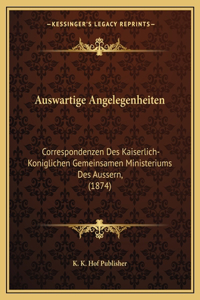 Auswartige Angelegenheiten