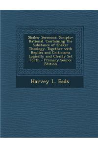 Shaker Sermons