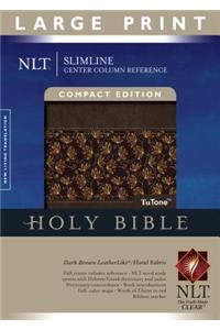 NLT Slimline Center Column Reference Bible, Compact Edition,