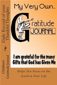 Children's Gratitude Journal - Daily Record of your Thankful Thoughts