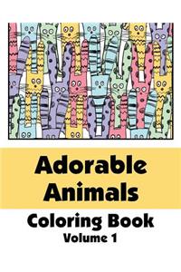 Adorable Animals Coloring Book