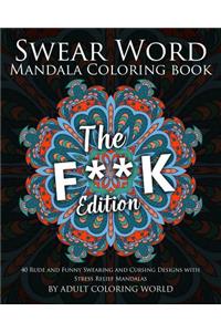 Swear Word Mandala Coloring Book