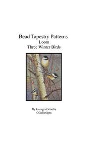 Bead Tapestry Patterns Loom Three Winter Birds