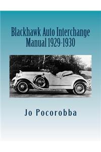 Blackhawk Auto Interchange Manual 1929-1930