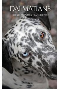 Dalmatians Pocket Monthly Planner 2017