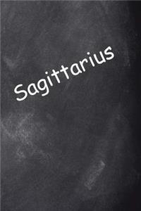 Sagittarius Zodiac Horoscope Journal Chalkboard