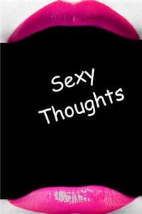 Sexy Thoughts Journal Hot Pink Lips