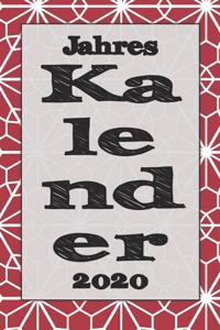 Jahres Kalender 2020