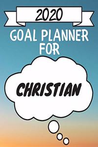 2020 Goal Planner For Christian