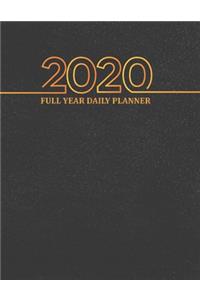 Full Year Daily Planner 2020