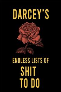 Darcey's Endless Lists of Shit to do