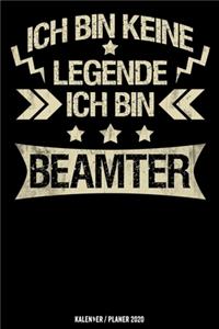 Ich bin keine Legende Ich bin Beamter