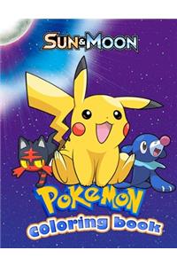 Sun & Moon POKEMON coloring book