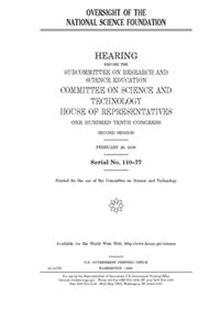 Oversight of the National Science Foundation