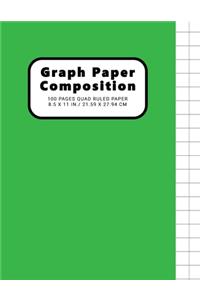 Graph Paper Composition Notebook